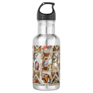 Sistine Chapel Michelangelo - Vatican, Rome, Italy Stainless Steel Water Bottle