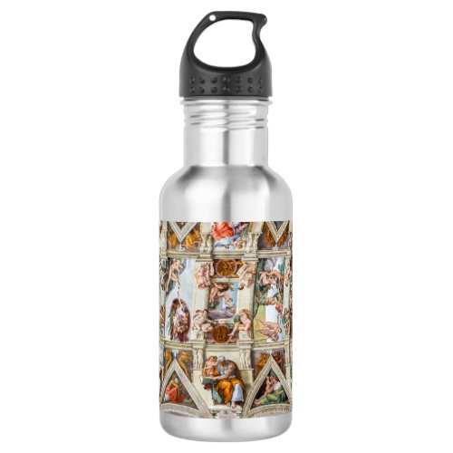 Sistine Chapel Michelangelo _ Vatican Rome Italy Stainless Steel Water Bottle