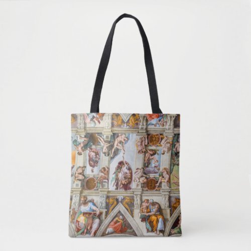 Sistine Chapel Michelangelo _ Vatican Rome Italy Tote Bag