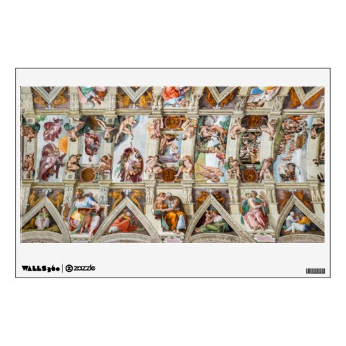 Sistine Chapel Michelangelo _ Vatican Rome Italy Wall Decal