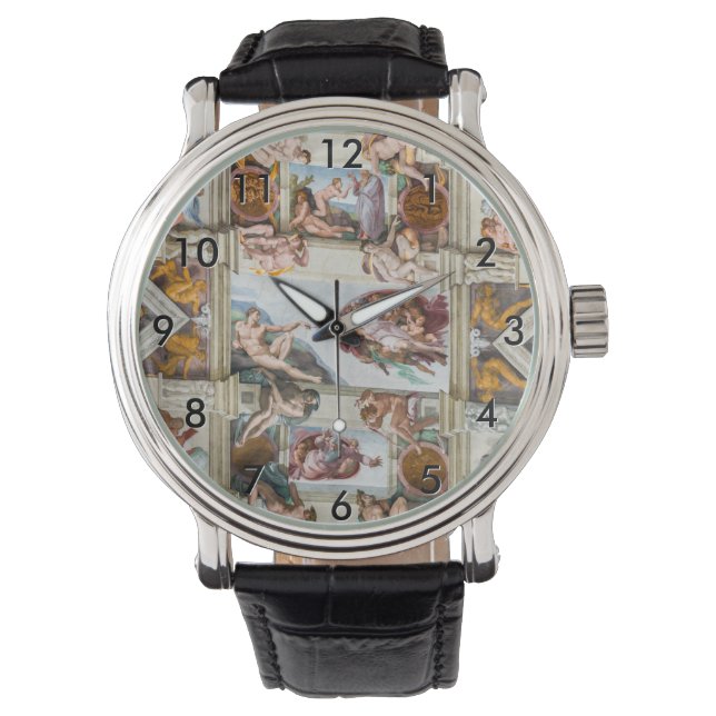 Sistine Chapel Michelangelo - Vatican, Rome, Italy Watch (Front)