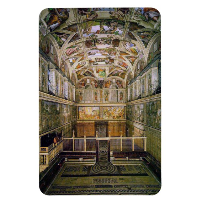 sistine chapel roof magnet (Vertical)