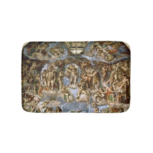 Sistine Chapel The Last Judgement 1538_41 Bath Mat
