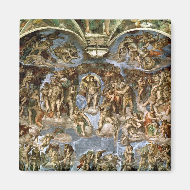 Sistine Chapel: The Last Judgement, 1538-41 Magnet (Front)