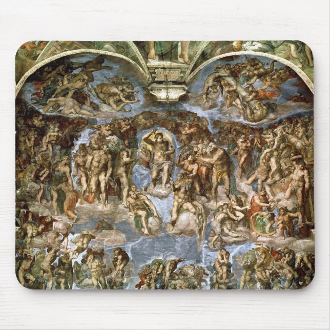 Sistine Chapel: The Last Judgement, 1538-41 Mouse Pad (Front)