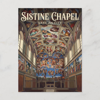 Sistine Chapel Vatican City Postcard