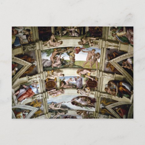 Sistine Chapel Vatican Rome Italy Postcard