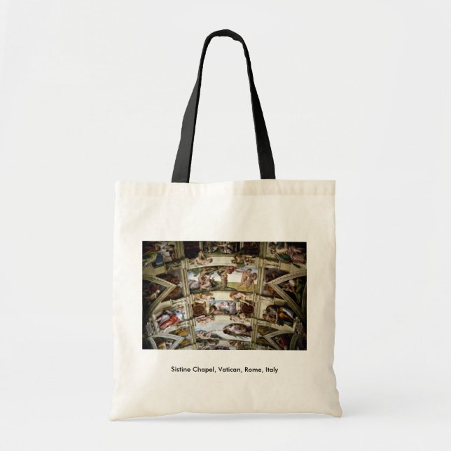 Sistine Chapel, Vatican, Rome, Italy Tote Bag (Front)
