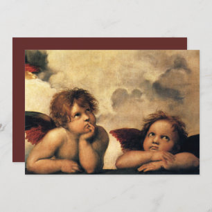 Sistine Madonna Angels by Raphael Sanzio