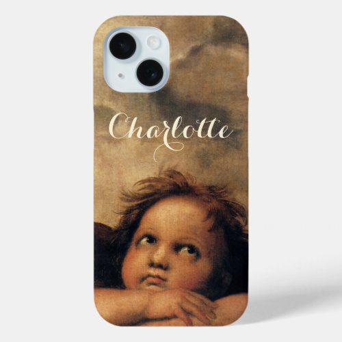 Sistine Madonna Angels by Raphael Sanzio iPhone 15 Case