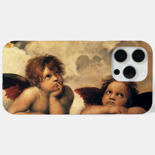 Sistine Madonna Angels by Raphael Sanzio iPhone 15 Pro Max Case