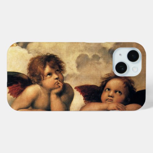 Sistine Madonna Angels by Raphael Sanzio iPhone 15 Case