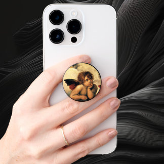Sistine Madonna Angels by Raphael Sanzio PopSocket