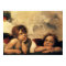 Sistine Madonna Angels by Raphael Sanzio