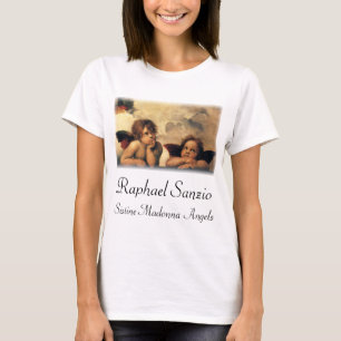 Sistine Madonna Angels by Raphael Sanzio T-Shirt