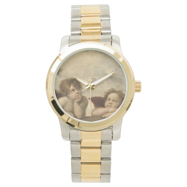 Sistine Madonna Angels by Raphael Watch (Front)