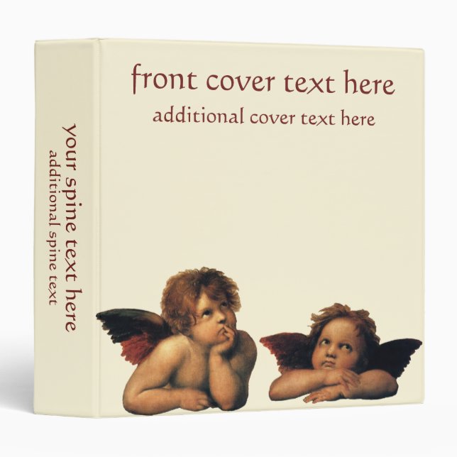 Sistine Madonna, Angels detail by Raphael Sanzio Binder (Front/Spine)