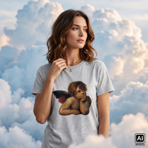 Sistine Madonna, Angels detail by Raphael Sanzio T-Shirt