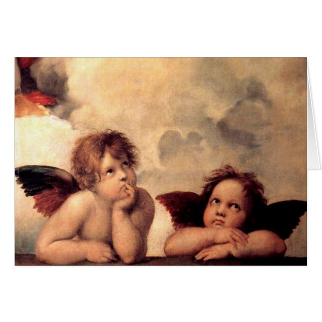 Sistine Madonna by Raffael Cards (Front Horizontal)