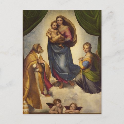 Sistine Madonna by Rapahel Postcard