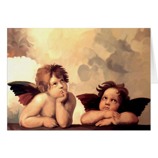 Sistine Madonna Cherubs Raffaelo Sanzio (Front Horizontal)