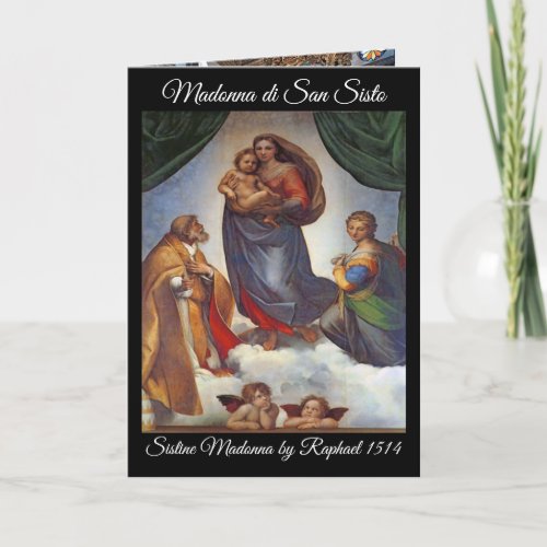 Sistine Madonna Christmas card