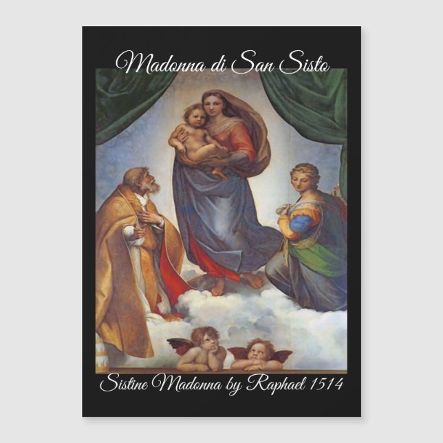 Sistine Madonna Christmas card (Front)