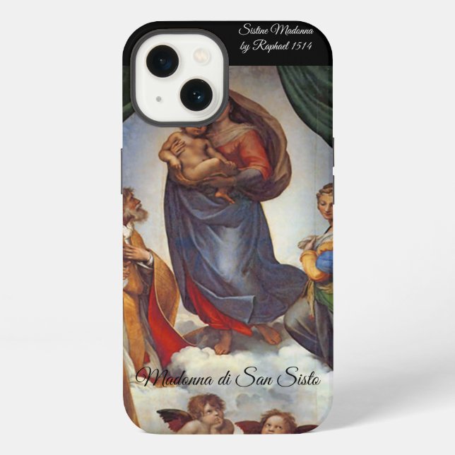 Sistine Madonna  Iphone Case (Back)