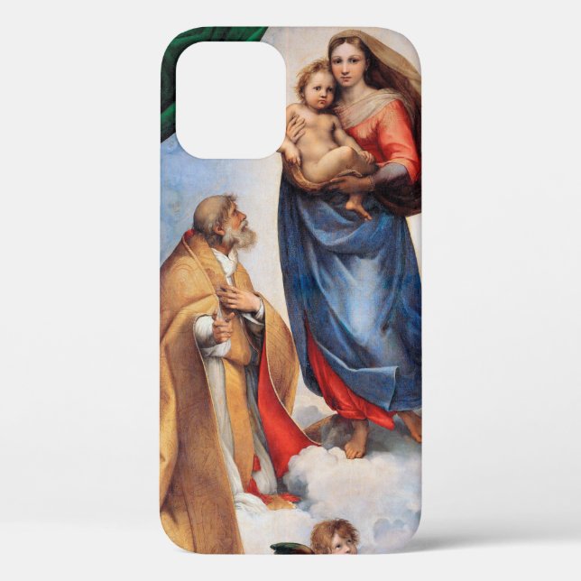 Sistine Madonna, Raphael Case-Mate iPhone Case (Back)