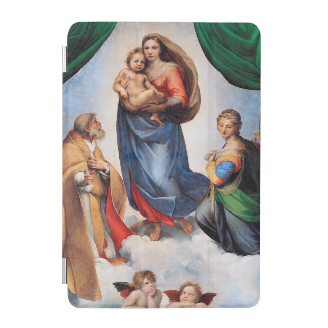 Sistine Madonna, Raphael iPad Mini Cover (Front)