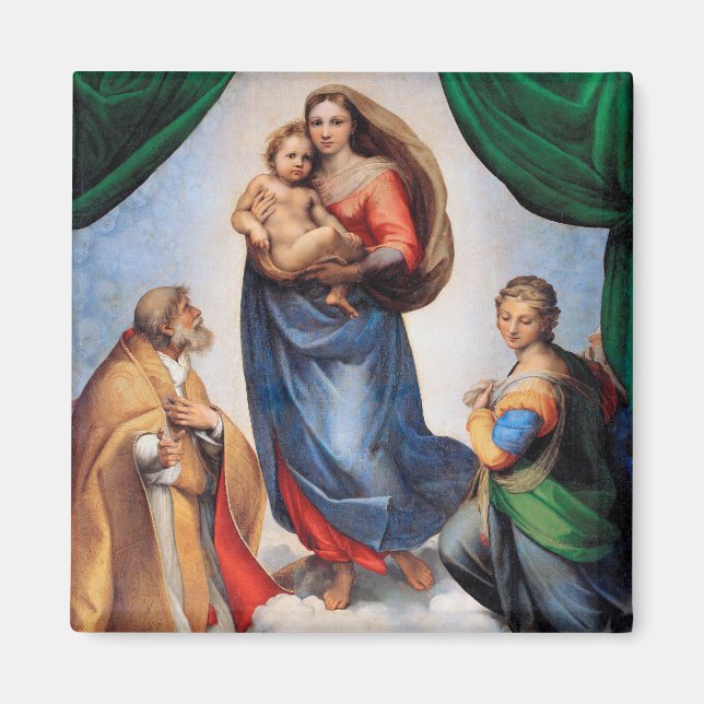 Sistine Madonna, Raphael Magnet (Front)