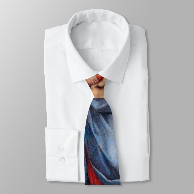 Sistine Madonna, Raphael Neck Tie (Tied)