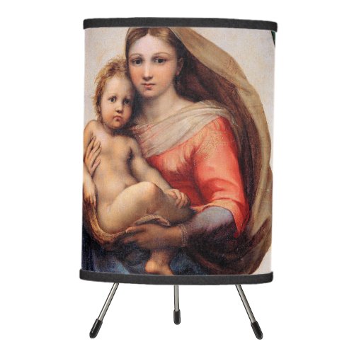 Sistine Madonna Raphael Tripod Lamp