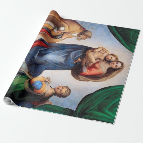 Sistine Madonna Raphael Wrapping Paper