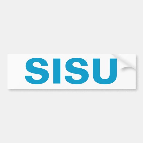 Sisu Bumper Sticker Upper Peninsula MI Finland