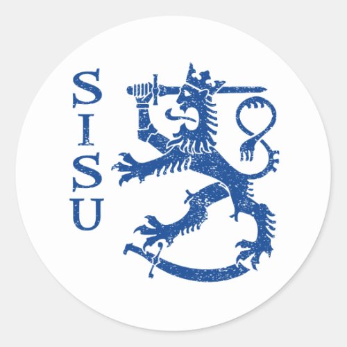 SISU CLASSIC ROUND STICKER