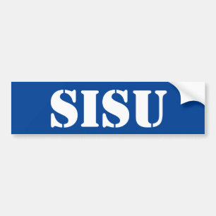 SISU Finn Power Finnish strength in adversity Bumper Sticker