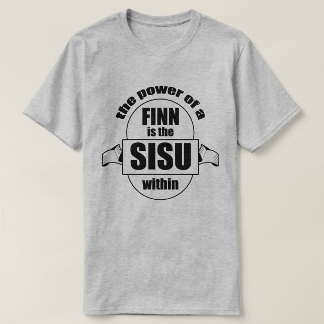 SISU Finn Power Mens T-Shirt (Design Front)