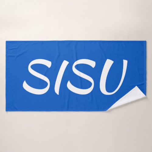 SISU Finnish Bath Towel Blue
