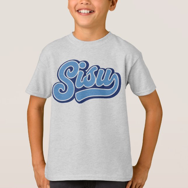 Sisu, Finnish Character, Finland T-Shirt (Front)