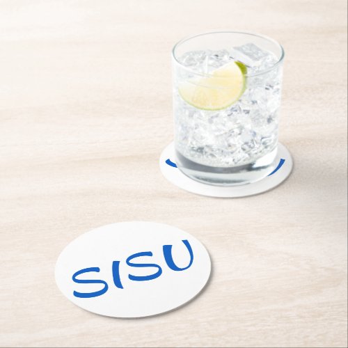 SISU Finnish Coaster Set 6 Round Coasters