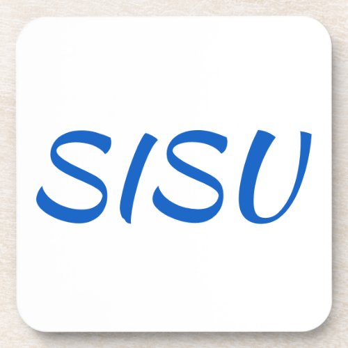 SISU Finnish Coaster Set Alternate Font