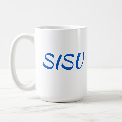 SISU Finnish Coffee Mug 15 oz