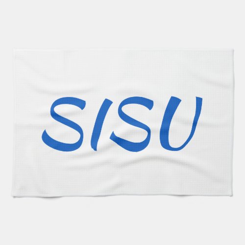 SISU Finnish Kitchen Towel White