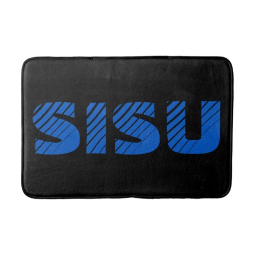 SISU Finnish Sauna Bath Mat Black