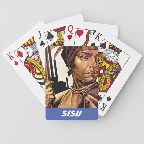 Sisu Grit Finnish Finn Finland yoopers Got It Poker Cards