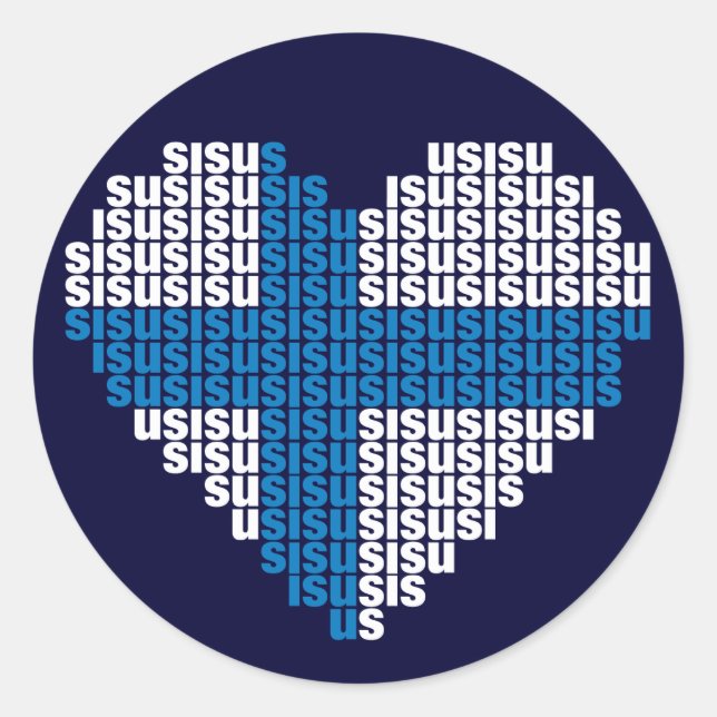 Sisu Heart Sticker (Front)
