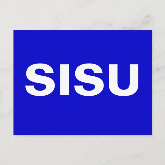 SISU Postcards Nature Spirit of the Finnish People (Front)