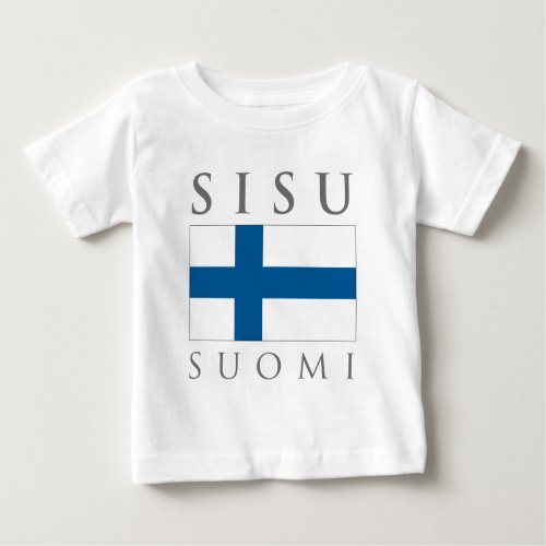 Sisu Suomi Baby T_Shirt
