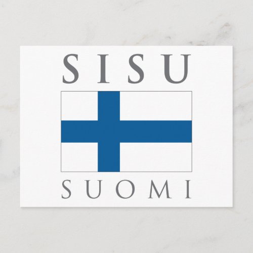 Sisu Suomi Postcard